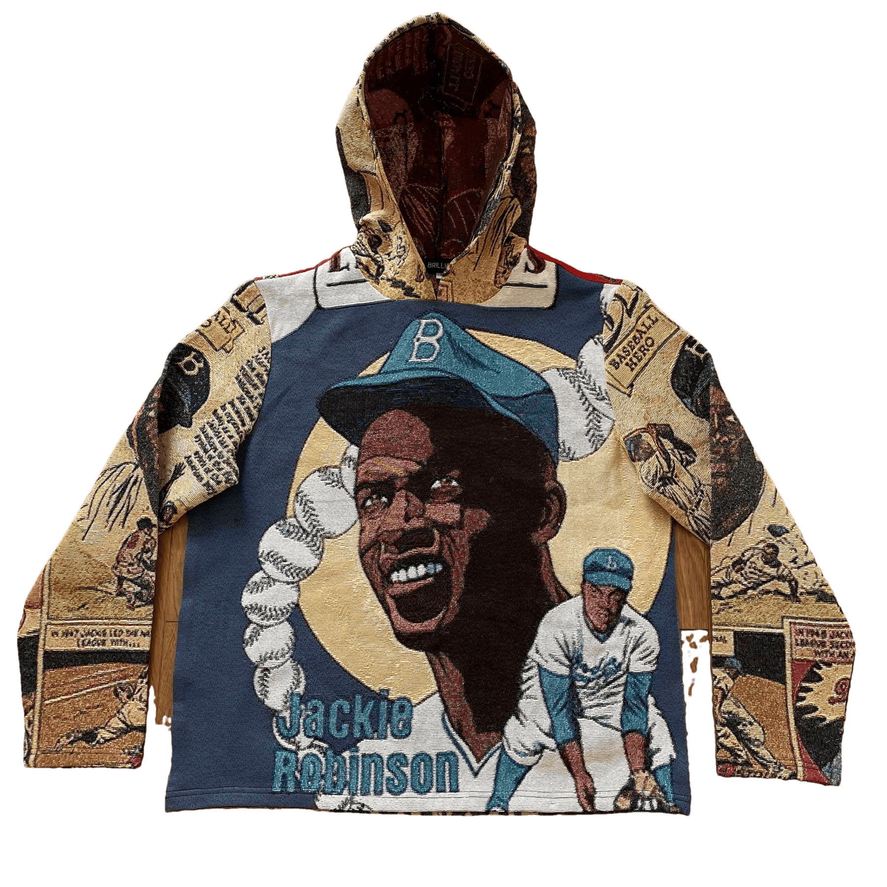 JACKIEROBINSO  TAPESTRY HOODIE