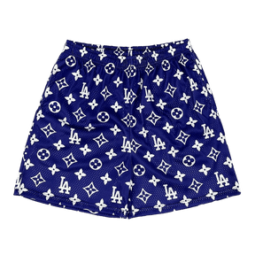 BLUE LA MESH SHORTS-8675