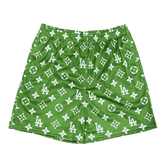 GREEN LA MESH SHORTS-8676