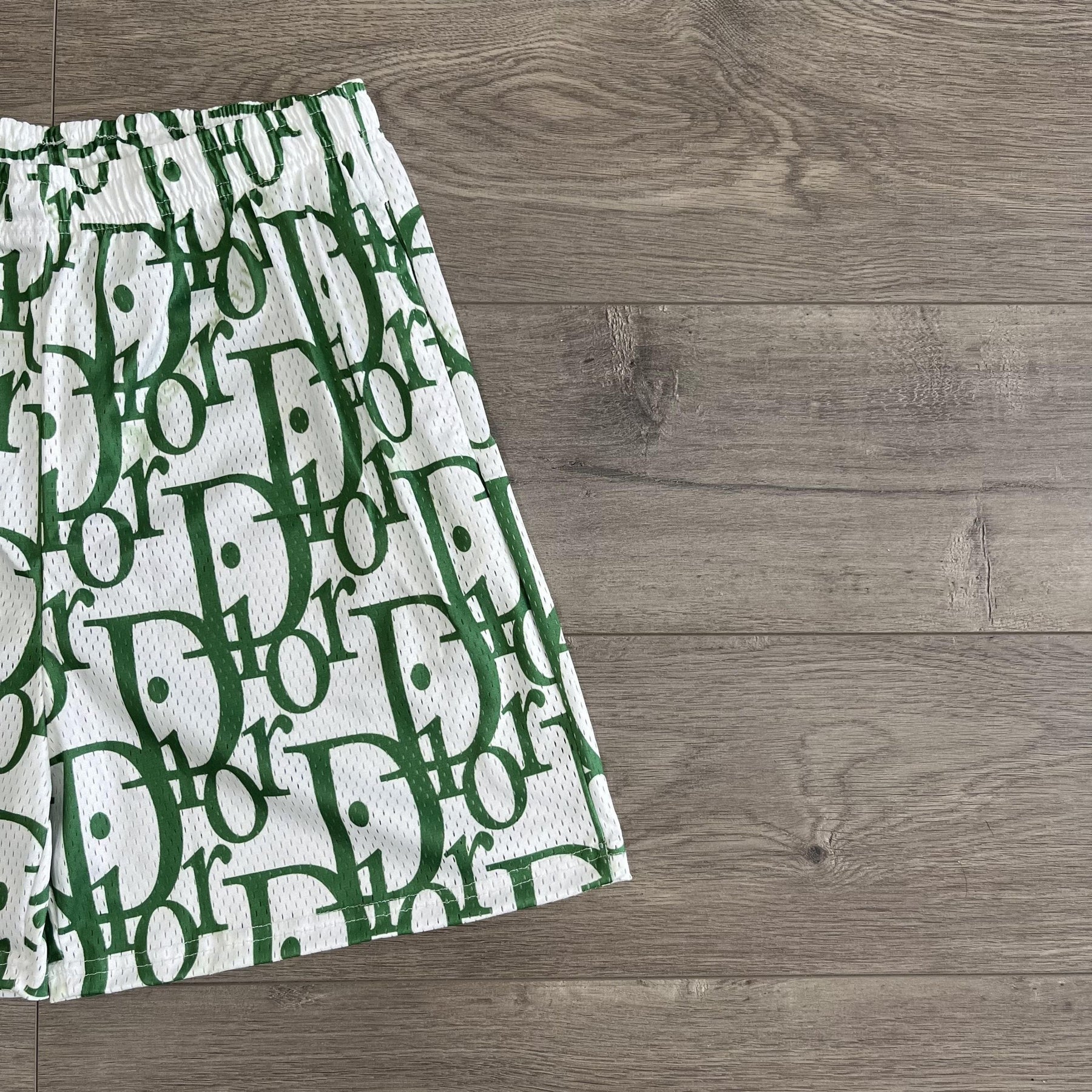 GREEN DC MESH SHORTS-8724