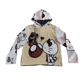 KITTY&SPIDER TAPESTRY HOODIE