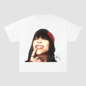 BILLIE EILISH SIGNATURE OVERSIZED HEAVYWEIGHT COTTON TEE-60034