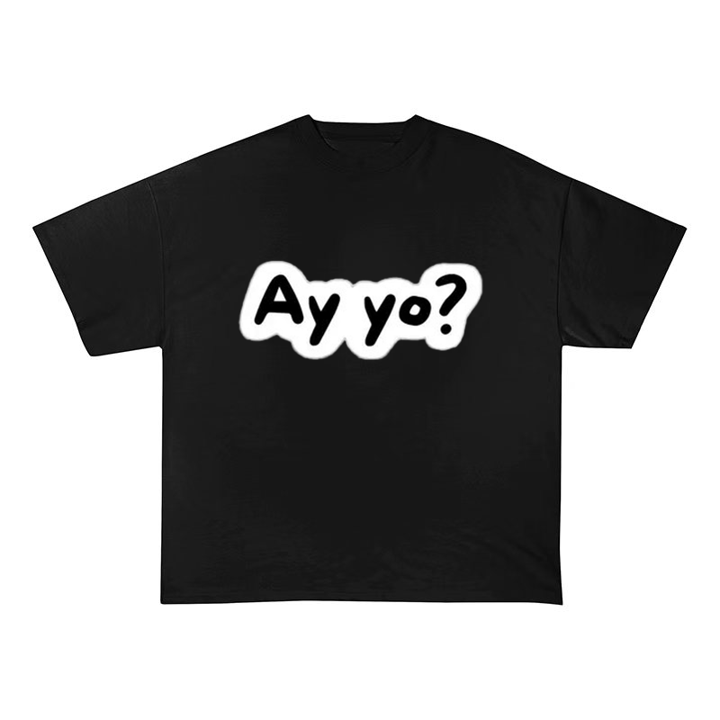 AY YO? STREETWEAR OVERSIZED HEAVYWEIGHT COTTON TEE-60038