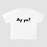 AY YO? STREETWEAR OVERSIZED HEAVYWEIGHT COTTON TEE-60038