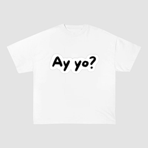 AY YO? STREETWEAR OVERSIZED HEAVYWEIGHT COTTON TEE-60038