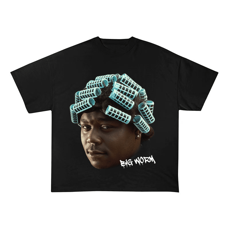 FRIDAY MOVIE BIG WORM OVERSIZED HEAVYWEIGHT COTTON TEE-60041