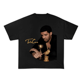 DRAKE TAKE CARE ALBUM COVER OVERSIZED HEAVYWEIGHT COTTON TEE-60044