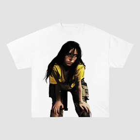 BILLIE EILISH OVERSIZED HEAVYWEIGHT COTTON TEE-60046