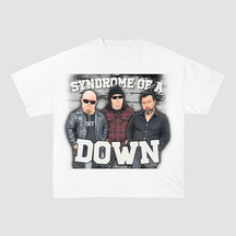 SYNDROME OF A DOWN MEME OVERSIZED HEAVYWEIGHT COTTON TEE-60050