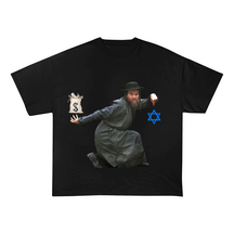 FUNNY JEWISH OVERSIZED HEAVYWEIGHT COTTON TEE-60053