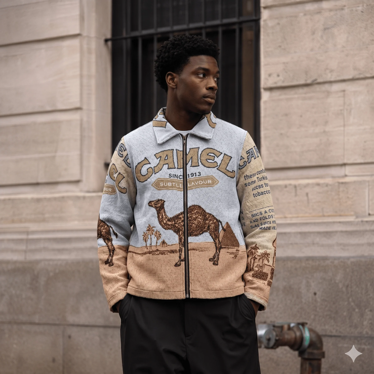 CAMEL TAPESTRY JACKET
