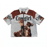 COWGIRL TAPESTRY TEE