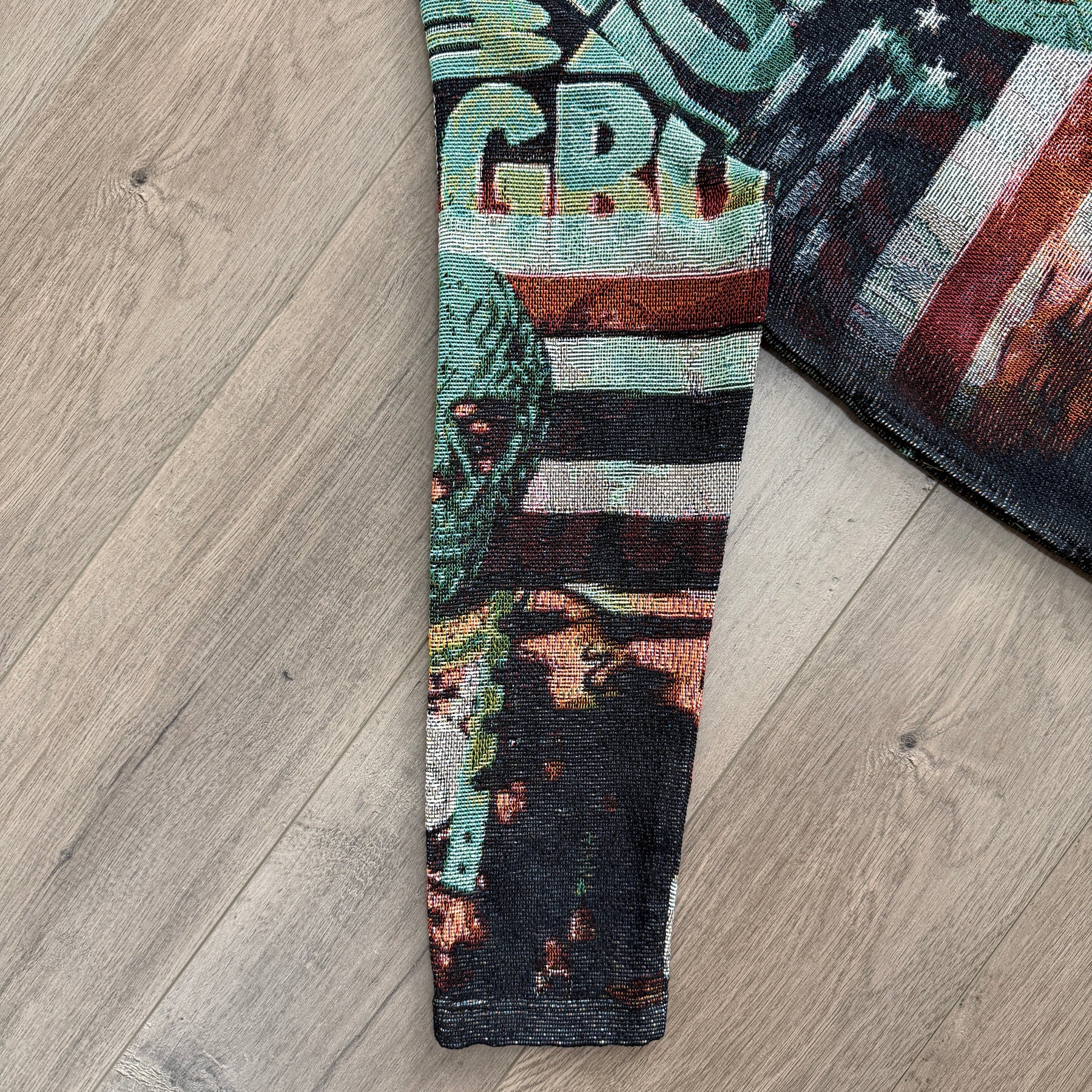 GREEN YOUNGBOY TAPESTRY JACKET