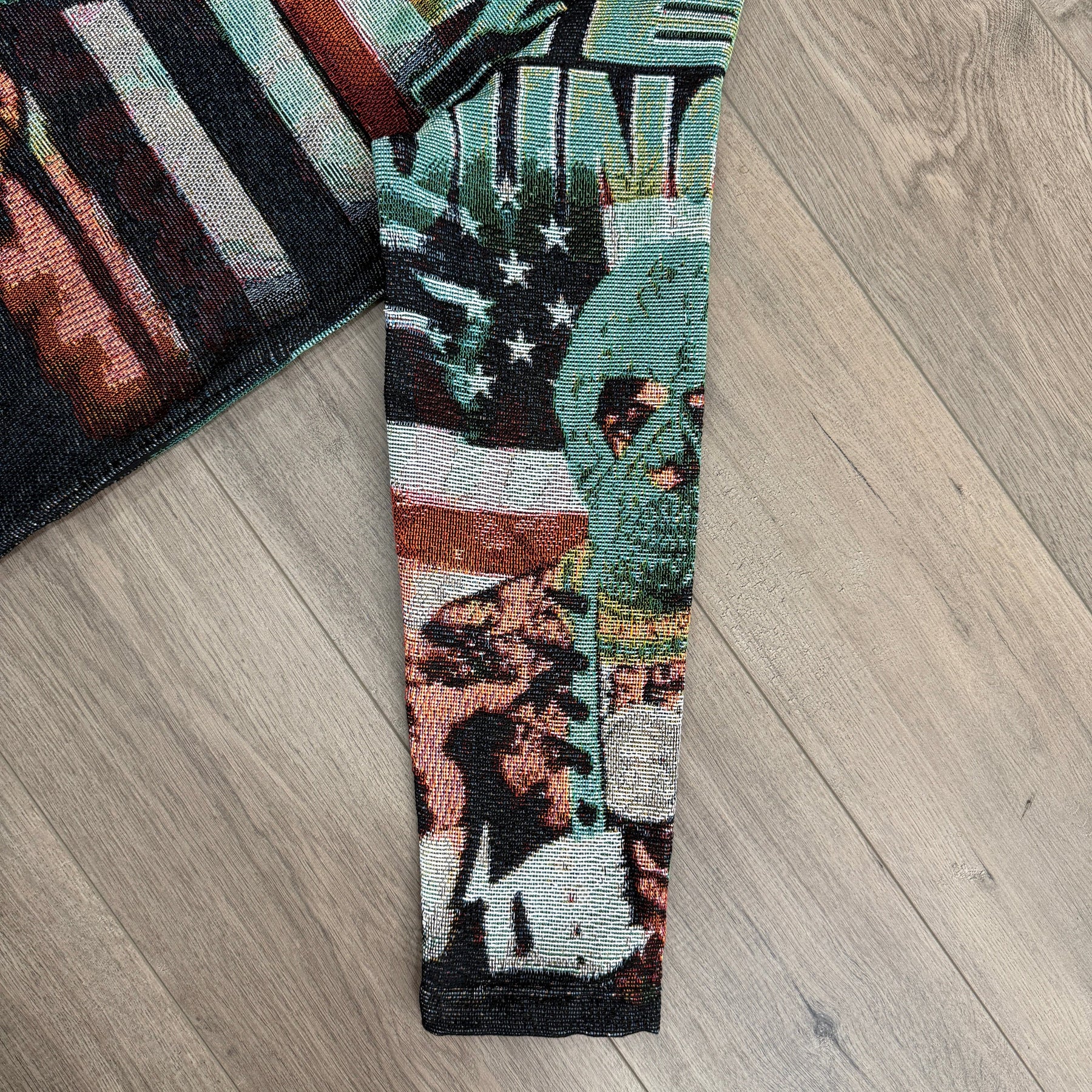 GREEN YOUNGBOY TAPESTRY JACKET