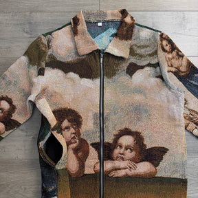 TWO ANGELS TAPESTRY JACKET