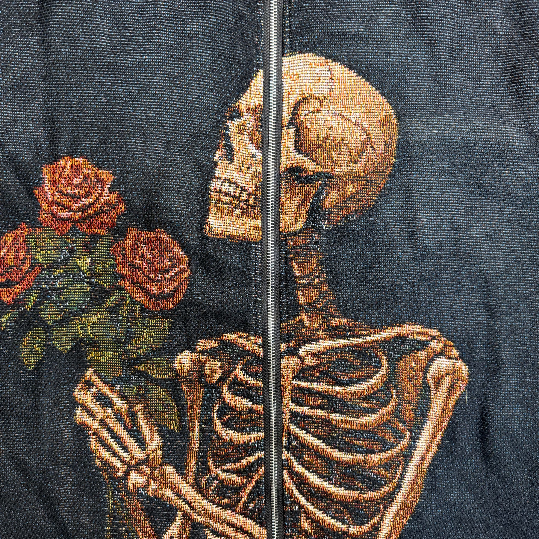 ROSE SKULL TAPESTRY JACKET