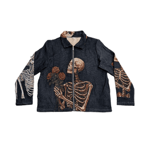 ROSE SKULL TAPESTRY JACKET
