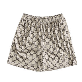 KHAKI GU MESH SHORTS-8717