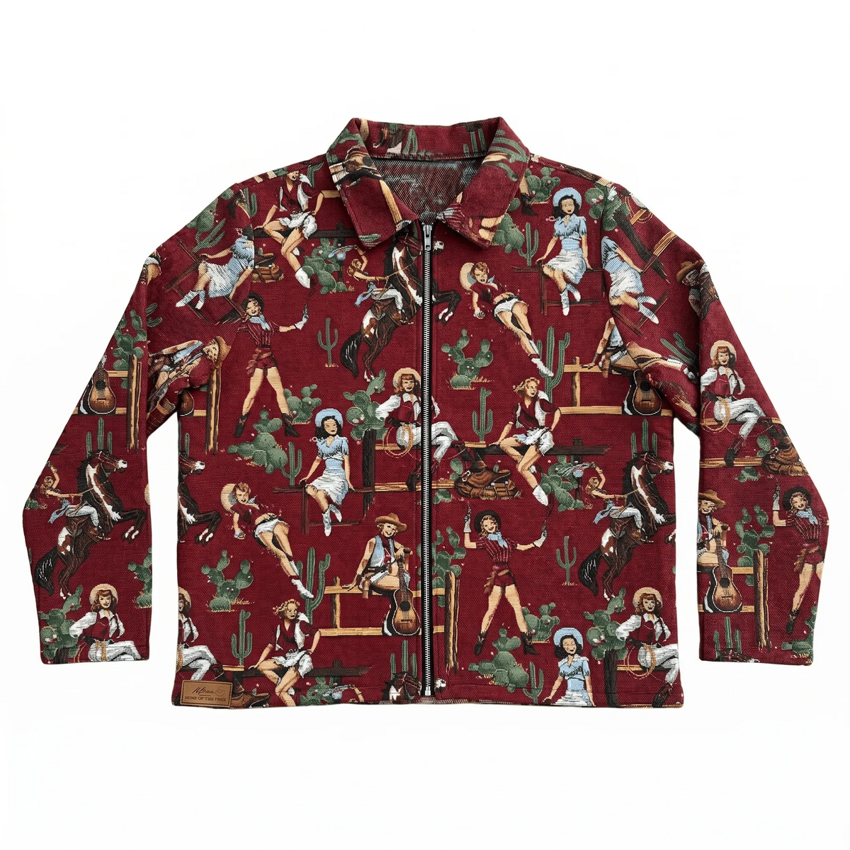 RED COWGIRL TAPESTRY JACKET