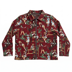 RED COWGIRL TAPESTRY JACKET