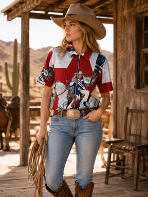 WESTERN STAR TAPESTRY TEE