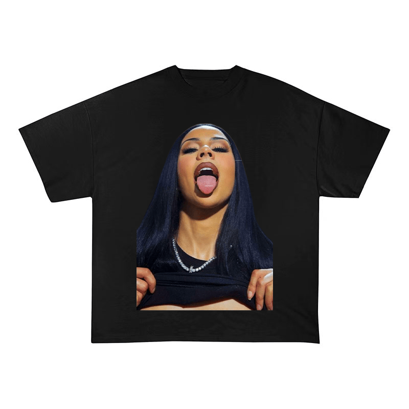 RDMCLOTHINGART S / BLACK TEE tapestry hoodie MARIAH THE SCIENTIST OVERSIZED HEAVYWEIGHT COTTON TEE-60030