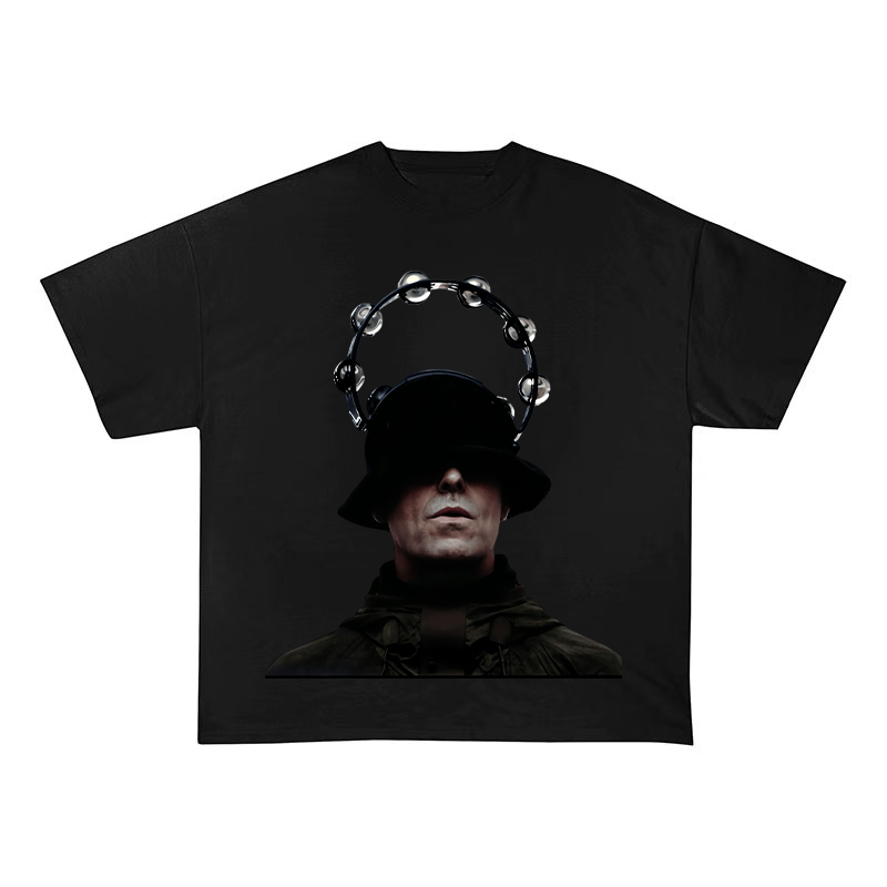 RDMCLOTHINGART S / BLACK TEE tapestry hoodie SLIPKNOT COREY TAYLOR OVERSIZED HEAVYWEIGHT COTTON TEE-60024