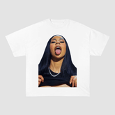RDMCLOTHINGART S / WHITE TEE tapestry hoodie MARIAH THE SCIENTIST OVERSIZED HEAVYWEIGHT COTTON TEE-60030