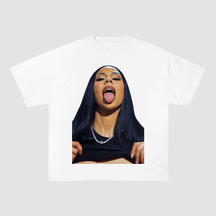 RDMCLOTHINGART S / WHITE TEE tapestry hoodie MARIAH THE SCIENTIST OVERSIZED HEAVYWEIGHT COTTON TEE-60030