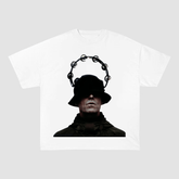 RDMCLOTHINGART S / WHITE TEE tapestry hoodie SLIPKNOT COREY TAYLOR OVERSIZED HEAVYWEIGHT COTTON TEE-60024