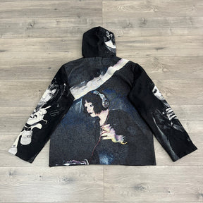 RDMCLOTHINGART tapestry hoodie ALICE TAPESTRY HOODIE