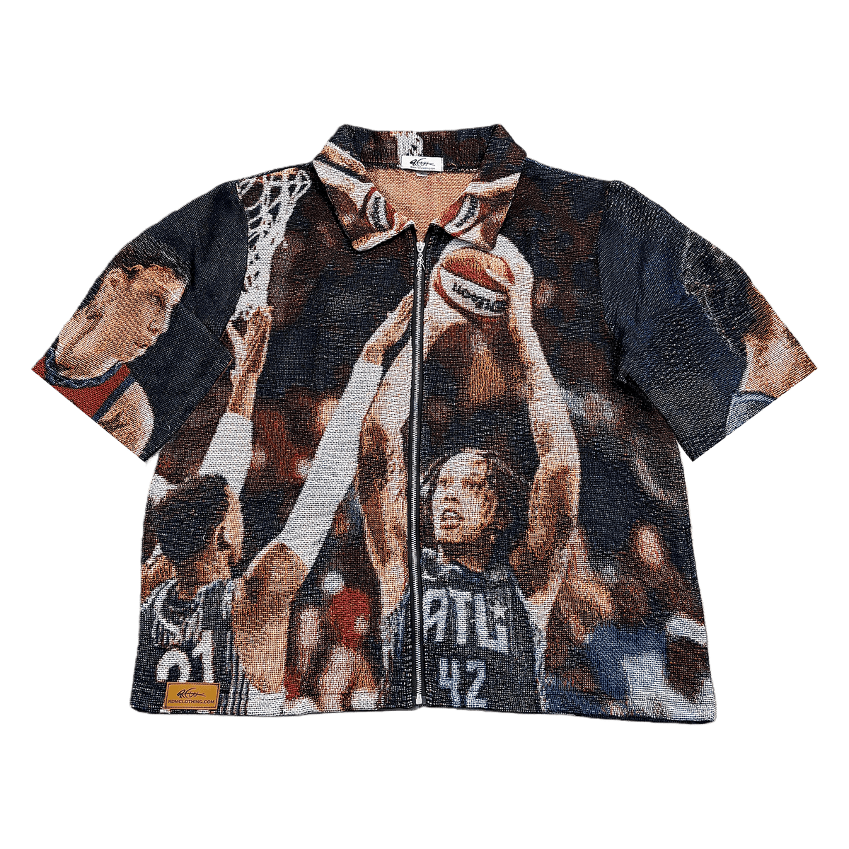 RDMCLOTHINGART tapestry hoodie ATLANTA TAPESTRY TEE