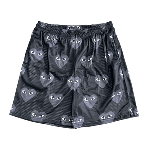 B&GREY CDG MESH SHORTS-8734 - RDMCLOTHINGART