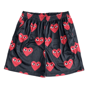 B&RED CDG MESH SHORTS-8733 - RDMCLOTHINGART