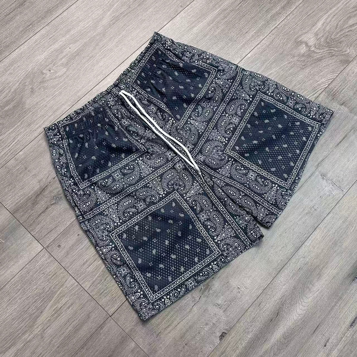 RDMCLOTHINGART tapestry hoodie BANDANA V2 MESH SHORTS-8813