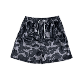 RDMCLOTHINGART tapestry hoodie BAPE BLACK MESH SHORTS-8603
