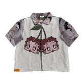 RDMCLOTHINGART tapestry hoodie BETTY BOOP CHERRIES TAPESTRY TEE-98363
