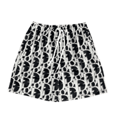 BLACK DC MESH SHORTS-8703 - RDMCLOTHINGART