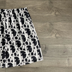BLACK DC MESH SHORTS-8703 - RDMCLOTHINGART