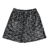 RDMCLOTHINGART tapestry hoodie BLACK GY MESH SHORTS-8707