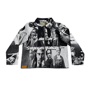 RDMCLOTHINGART tapestry hoodie BLACK LEADER TAPESTRY JACKET