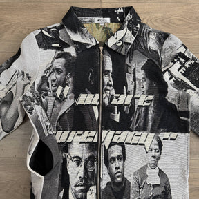 RDMCLOTHINGART tapestry hoodie BLACK LEADER TAPESTRY TEE-6809