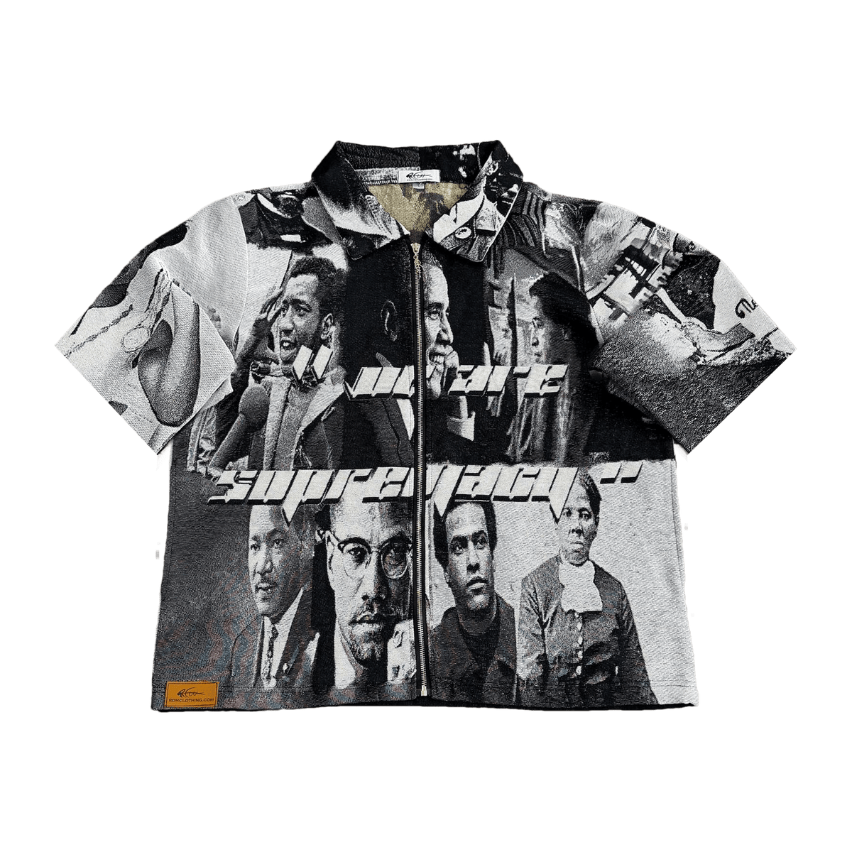RDMCLOTHINGART tapestry hoodie BLACK LEADER TAPESTRY TEE-6809