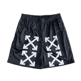 RDMCLOTHINGART tapestry hoodie BLACK OW MESH SHORTS-8726