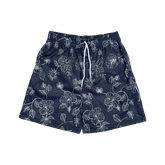 RDMCLOTHINGART tapestry hoodie BLACK WILD ROSES-8777