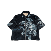 RDMCLOTHINGART tapestry hoodie BLUE EYES WHITE DRAGON TAPESTRY TEE