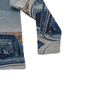 RDMCLOTHINGART tapestry hoodie Blue Nip Tapestry