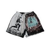 RDMCLOTHINGART tapestry hoodie BOXING TAPESTRY SHORTS