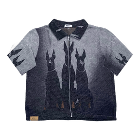 RDMCLOTHINGART tapestry hoodie CERBERUS TAPESTRY TEE-6800