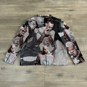 RDMCLOTHINGART tapestry hoodie CHRIS BROWN V2 TAPESTRY JACKET